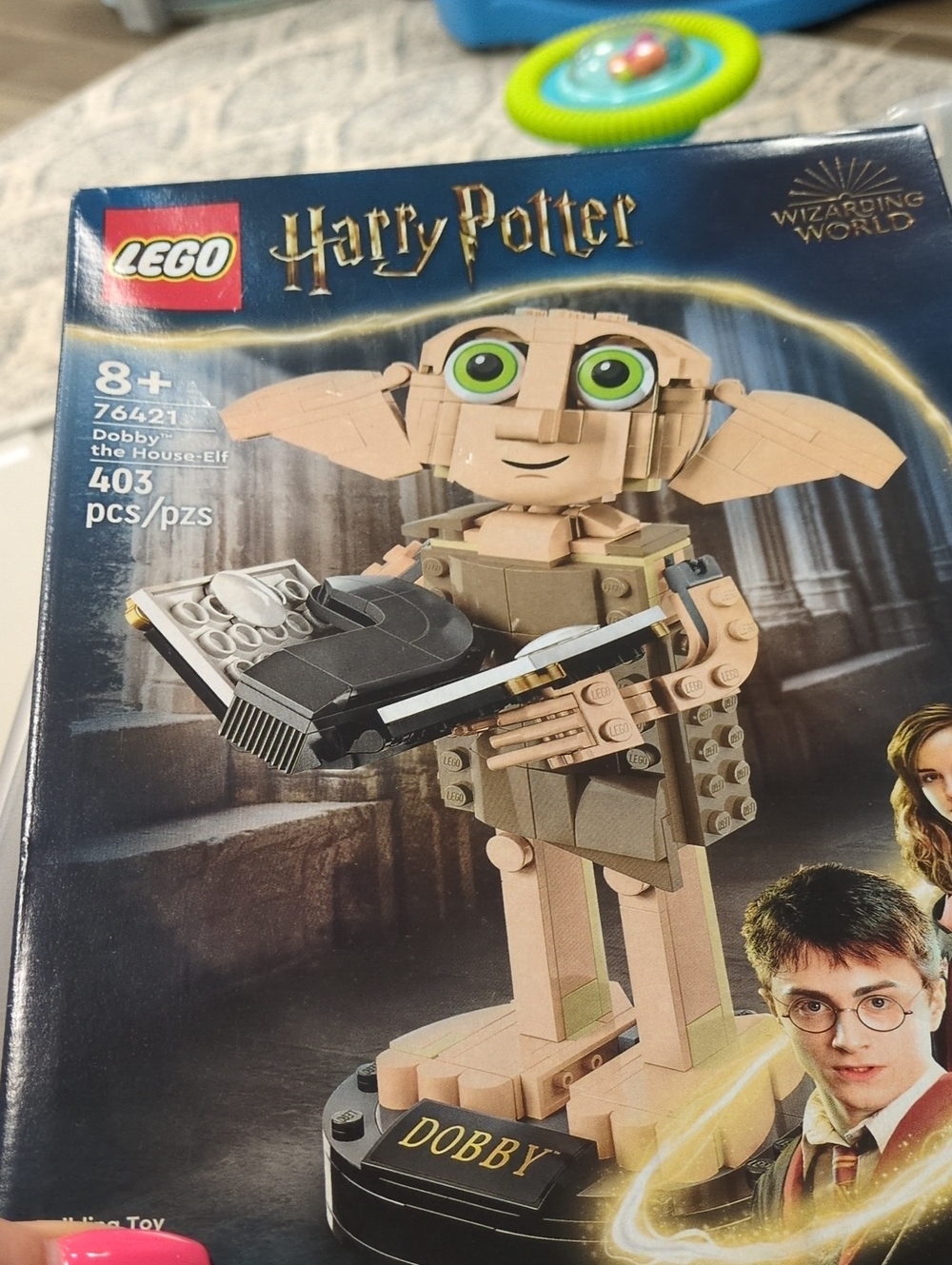 Lego Harry Potter Dobby Figure in Tan and Green